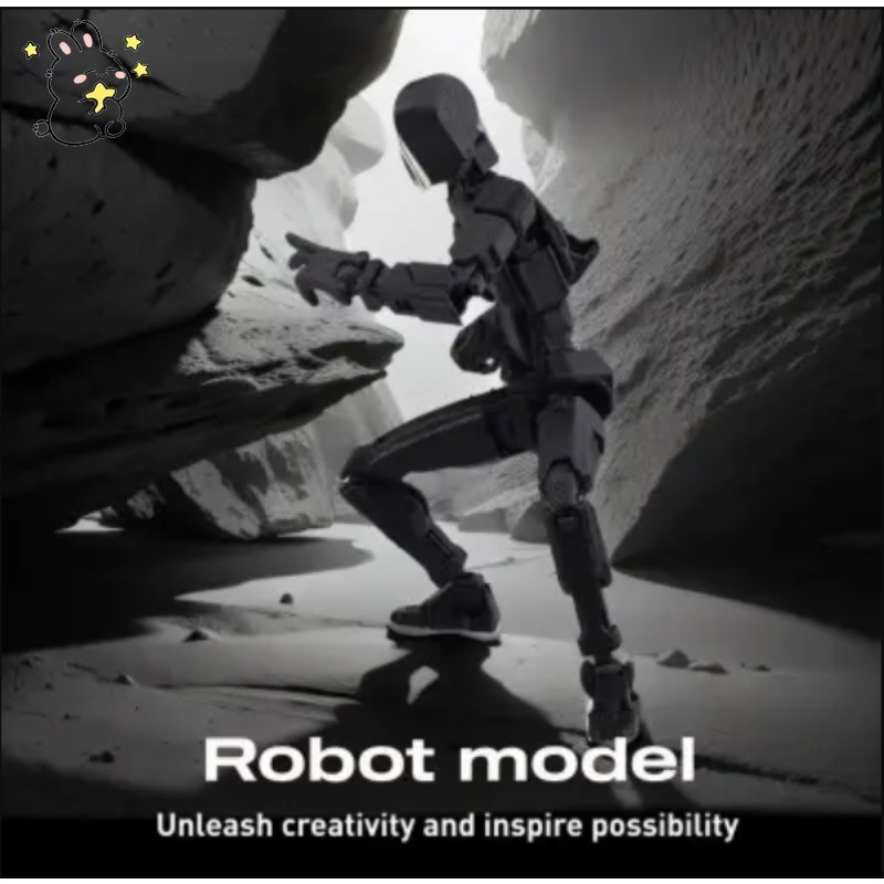 Lucky ตุ๊กตา 13 Multi-joint movable หุ่นตุ๊กตา 3D พิมพ์ DIY ตุ๊กตาของเล่น 3rd generation dummy ตุ๊กตา decompression Artifact หลายสี schemes dummy 13 action figure