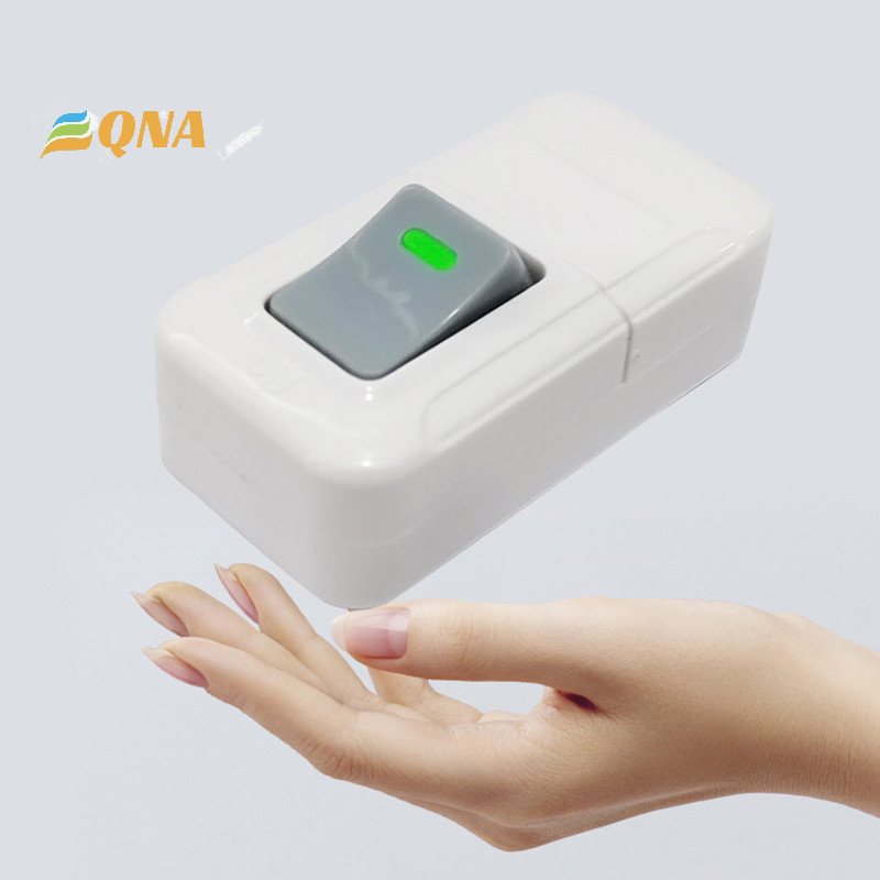 [QNA] สวิตช์ปุ่มกดเปิดปิดตารางไฟ Led สวิตช์ควบคุมกลางทางออนไลน์ Cab โคมไฟข้างเตียงสวิตช์ไฟ 10A 250V ใหม่