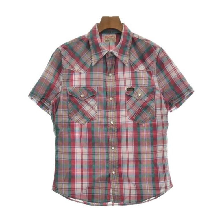 LE Wrangler A M R Shirt beige red green Direct from Japan Secondhand