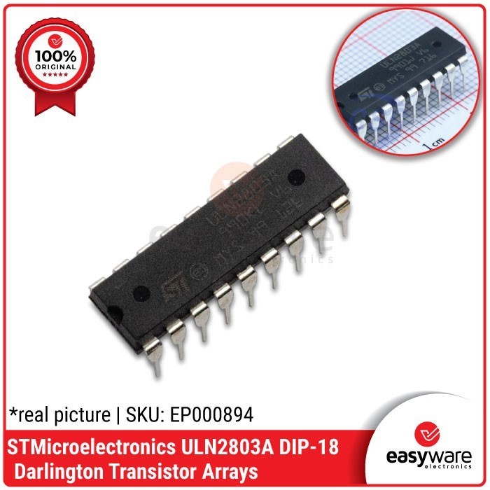 DC99 ULN2803A DIP-18 ORIGINAL ST IC Darlington ทรานซิสเตอร์อาร์เรย์ ULN2803