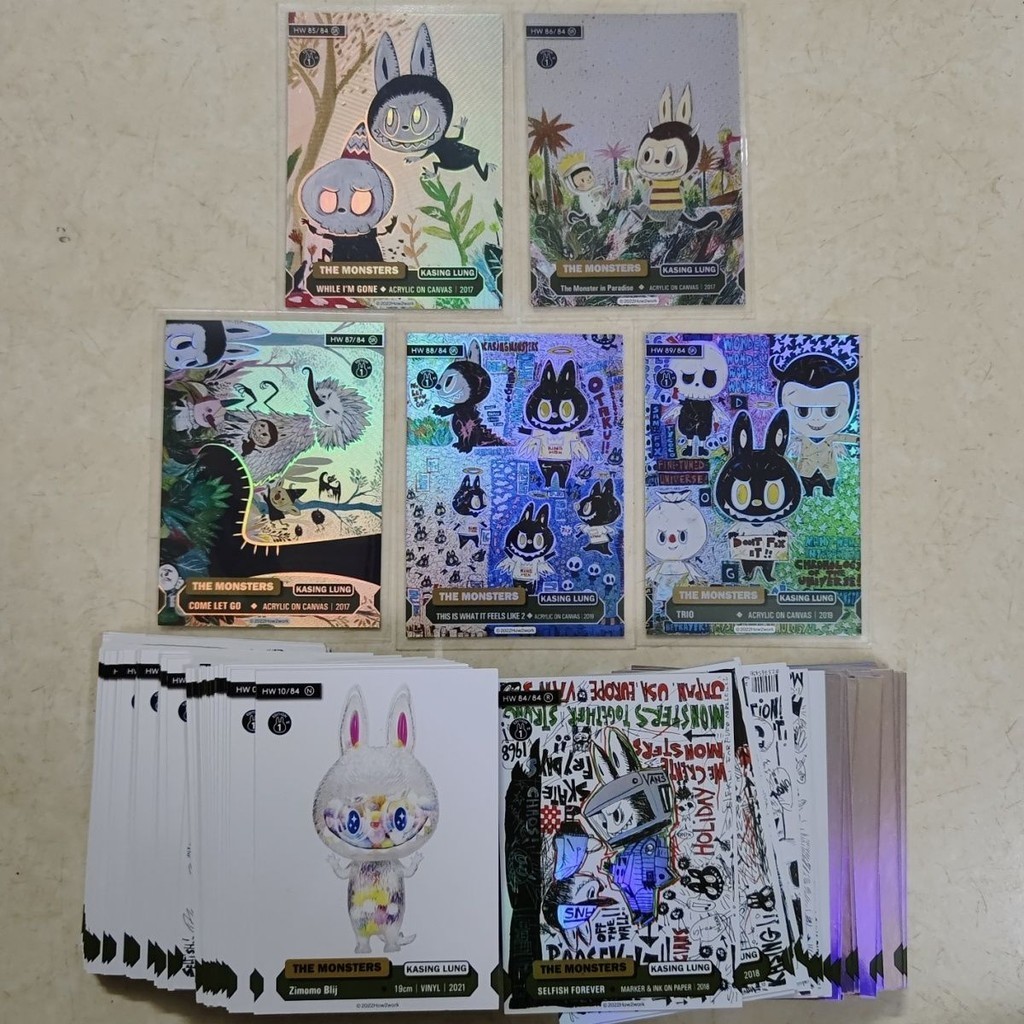 ของแท ้ How2Work How2Work Dragon 's Lift Card ใหม ่ ล ่ าสุด CTC The Monster Series1Labubu Zimomo