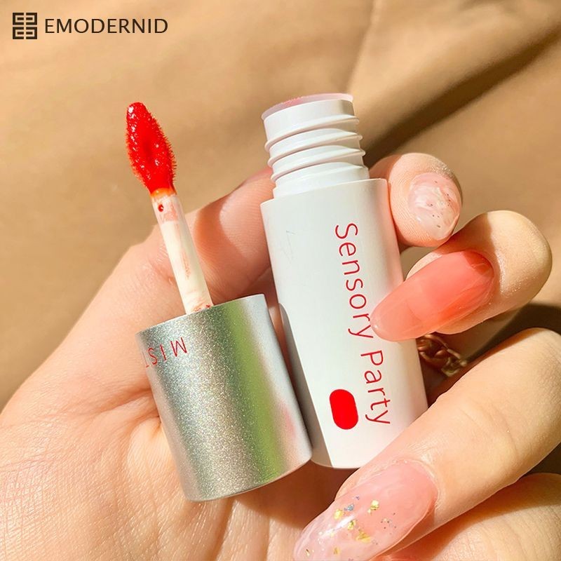 Sensory party ลิปสติก ลิปกลอส ติดทนนาน ให้ความชุ่มชื้น บางเบาริมฝีปาก สีสวย