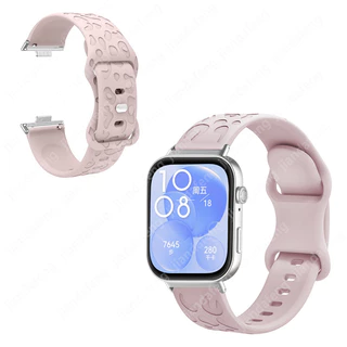 สายซิลิโคนอ่อน กันน้ำ สำหรับนาฬิกา Huawei Watch Fit 5 4 pro 3 2