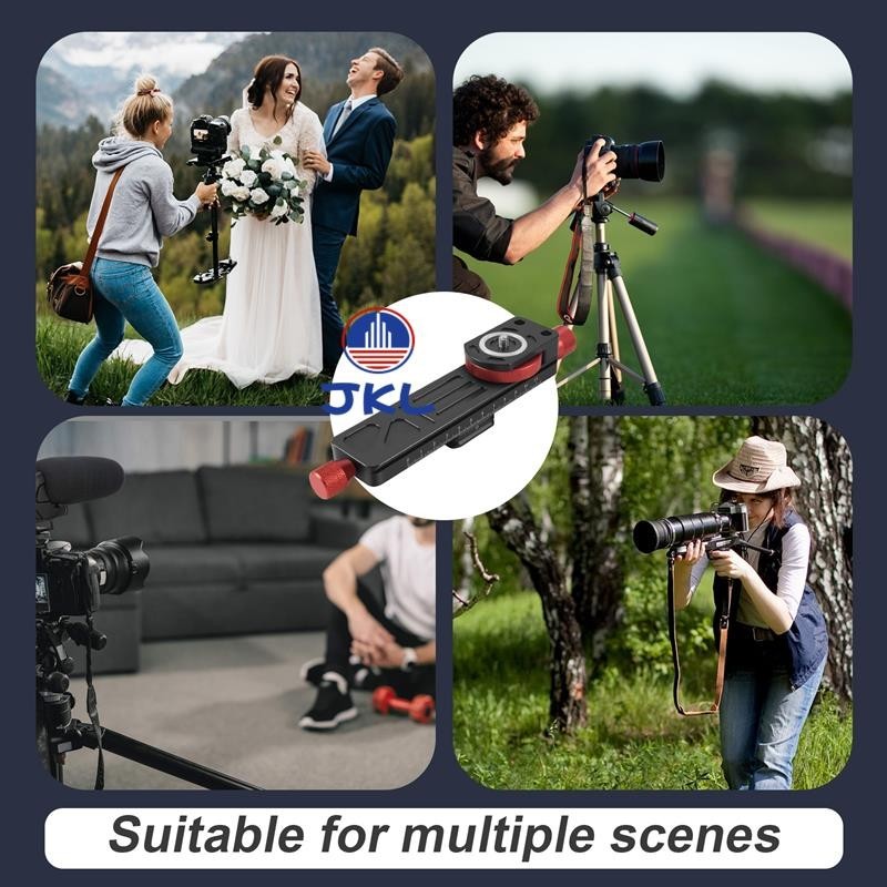สต็อกใหม่all Metal Wormdrive Macro Rail Fine Focus Focusing Arca / Lever Clamp Compatible