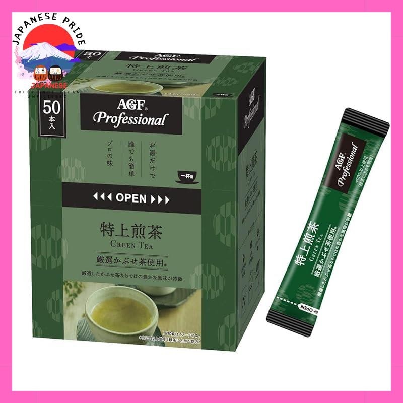 【Direct from Japan】 Popular Green Teas AGF Professional Top Grade Green Tea 50 Packets for 1 Cup 【 S