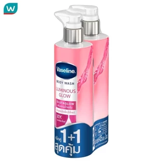Vaseline วาสลีน บอดี้ วอช ลูมินัส โกลว์ กลูต้าโกลว์ 425 มล.แพ็คคู่ ผิวดูกระจ่างใส ฉ่ำโกลว์