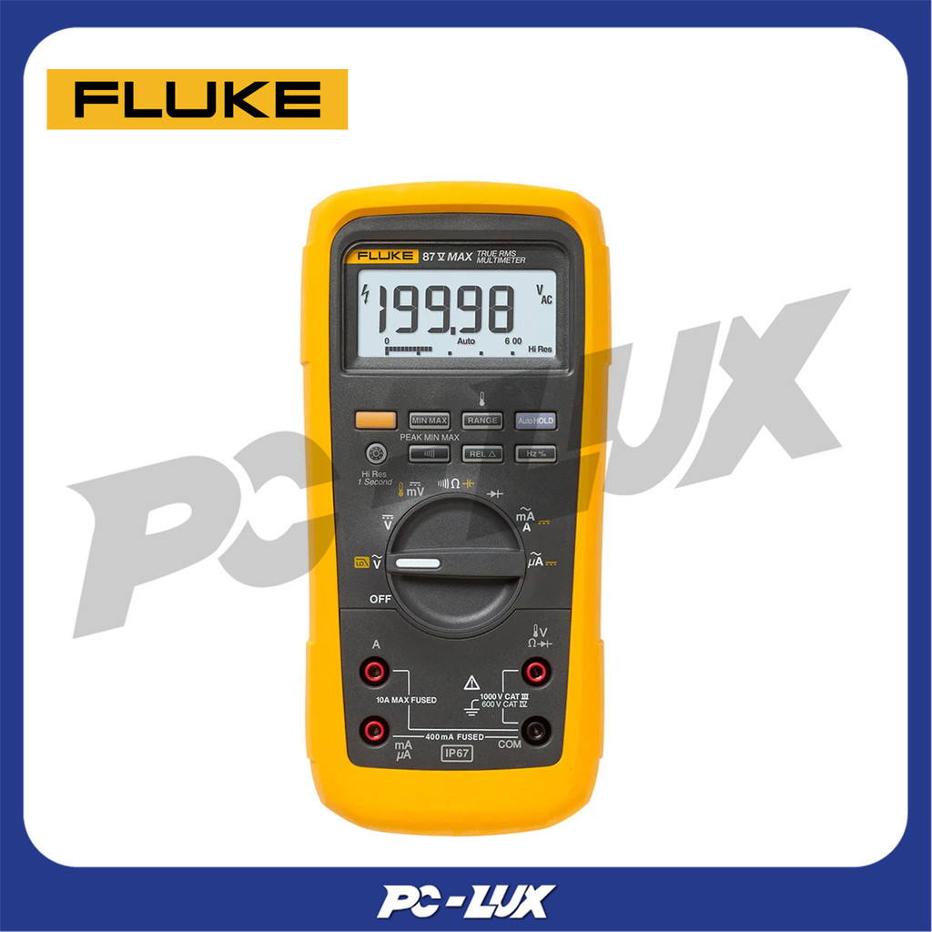 FLUKE ดิจิตอลมัมัลติมิเตอร์สำหรับงานอุตสาหกรรม  รุ่น 87V
