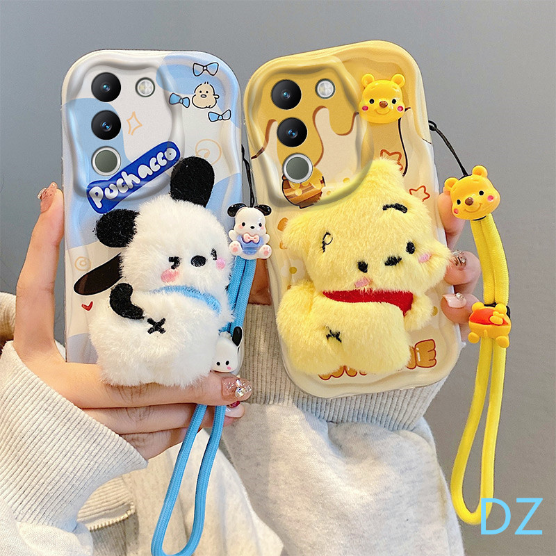 เคส VIVO Y100 กรณีโทรศัพท์มือถือ ตุ๊กตาน่ารัก สร้อยข้อมือ TYMR