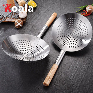 KOALA กระชอนสแตนเลสด้ามมีรู ขนาด  22 24 26 28 30 cm.