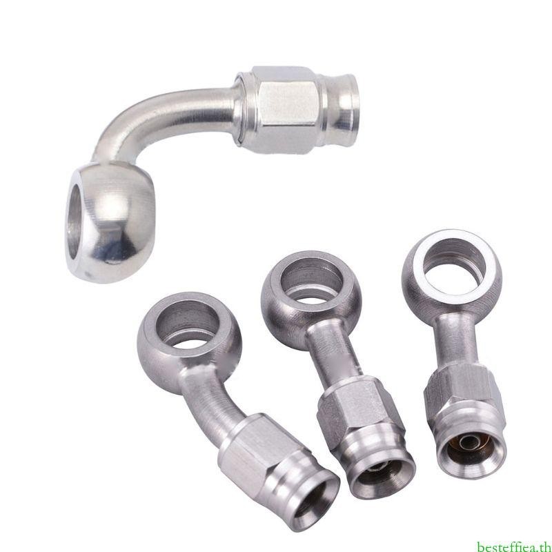 Beste 1 PC AN3 10 มม.ท่อเบรค Fitting Ends อะแดปเตอร์การใช้ Joint สําหรับรถยนต์รถจักรยานยนต์
