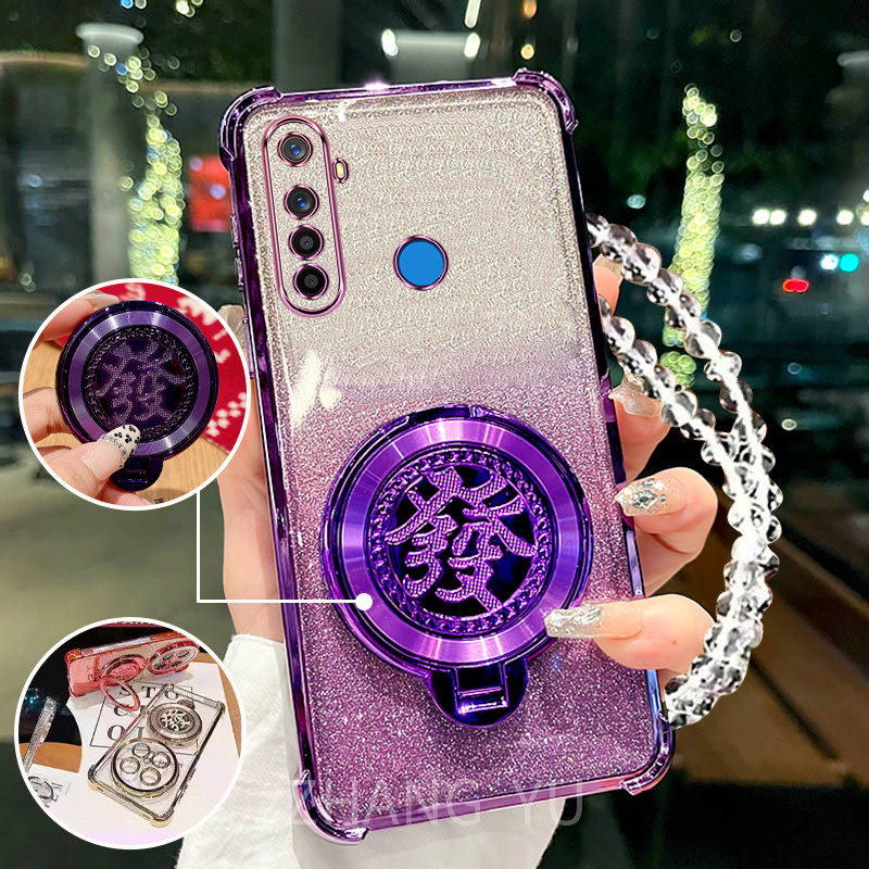 กันกระแทกcase สําหรับ Realme 5 5i 5s 6i c3 เคสโทรศัพท์ 3D Wealth Bracket สร้อยข้อมือใหม่ softcase ราคา ถูกที่สุด ดีลบีเคเค แกลเลอรีภาพที่ 4