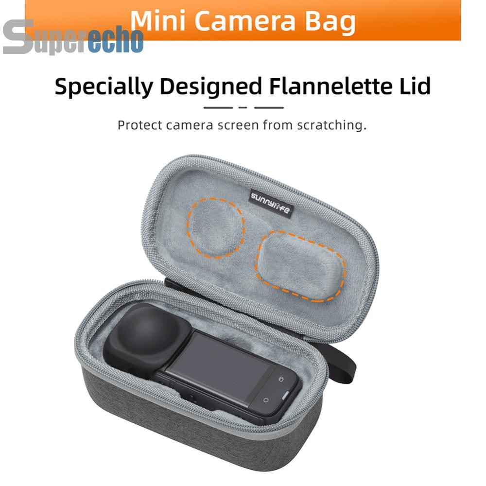 For Insta360 X4 Portable Case Solid Large Tote Case Hard Shell Bag Travel Case A [superecho.th]