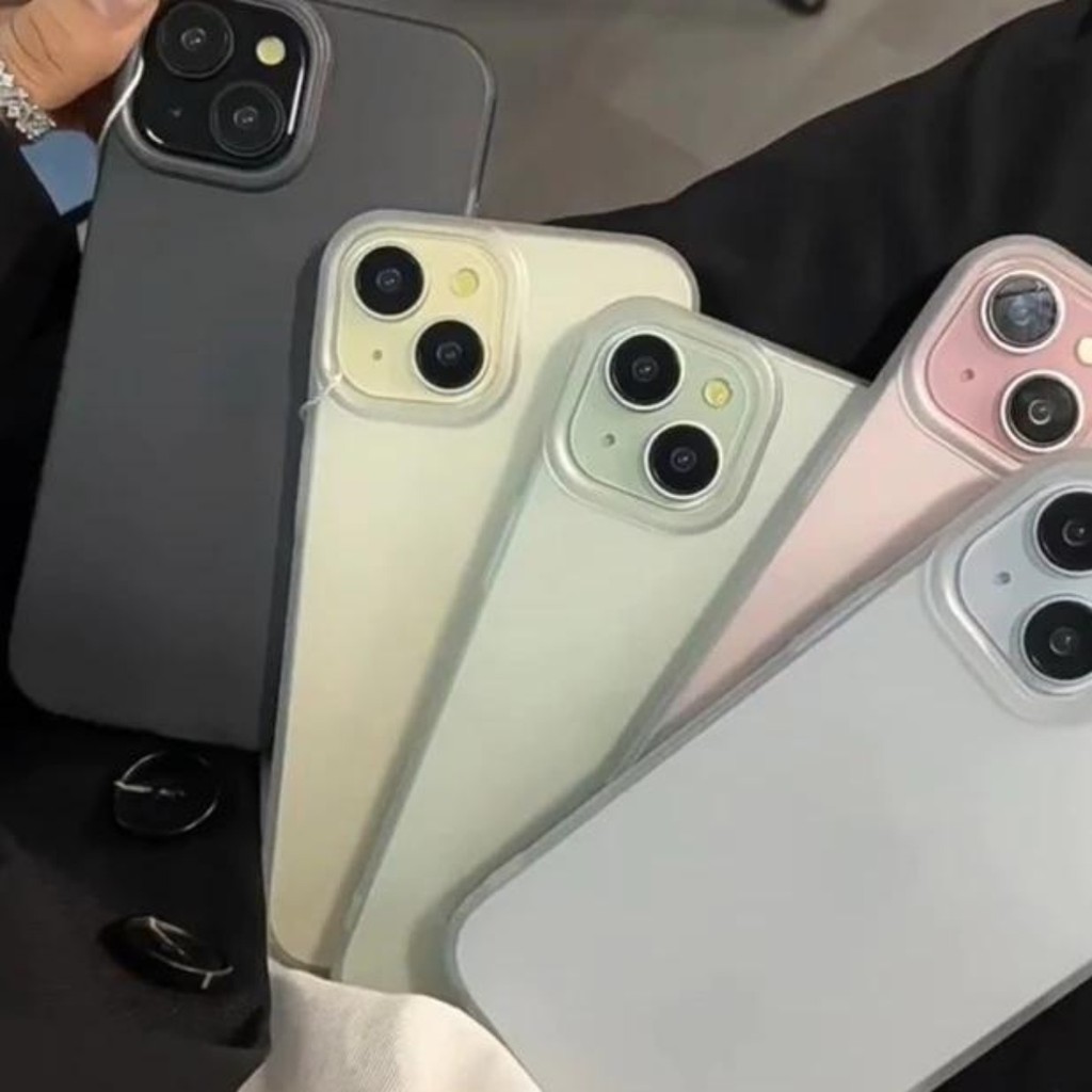 ส่งจากไทย อะคริลิกด้าน เคส For IPhone 17 11 13 15 16 12 14 Pro Max 16 15 Plus เคสไอโฟน11 ซิลิโคนนิ่ม เคสมือถือโปร่งใส