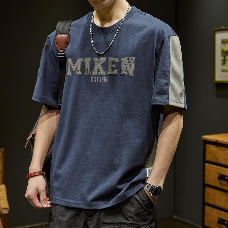 ทีเสื้อ ผู้ชาย แขนสั้น ผู้ชาย ด้านบน ลําลอง ผู้ชาย เสื้อผ้า