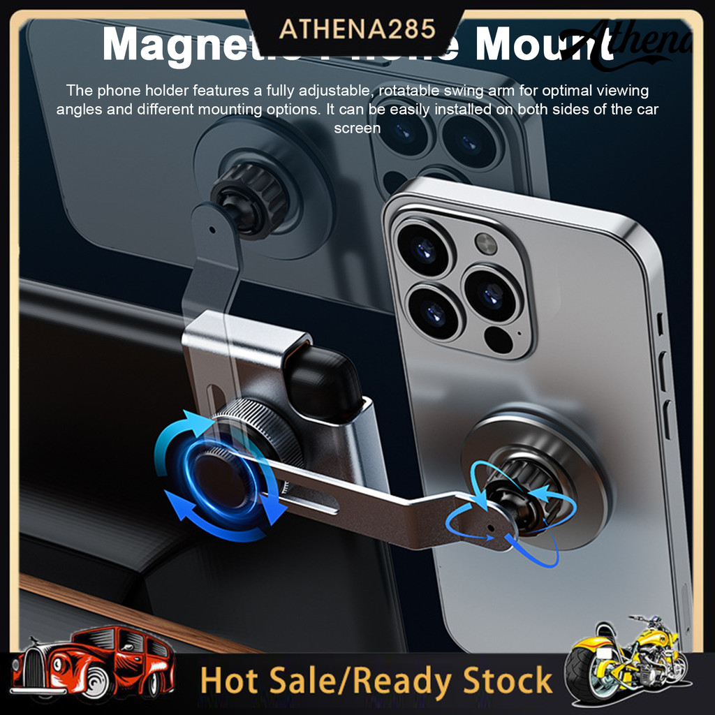 [COD]➣ที่วางโทรศัพท์icขาตั้งโทรศัพท์มือถือสูงเสถียรภาพปรับมุมติดตั้งง่ายที่วางโทรศัพท์สําหรับtesla 3