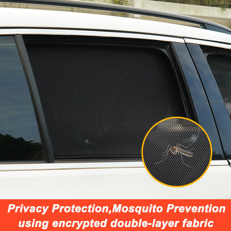 ม่านบังแดดป้องกันรังสียูวีรถยนต์ที่ปรับแต่งได้สําหรับ Subaru XV Crosstrek GT 2018-2023 ม่านบังแดดรถยนต์แบบพับได้ออกแบบที่ถอดออกได้ตาข่ายหนาสําหรับความเป็นส่วนตัวและความเย็น - รูปที่ 3