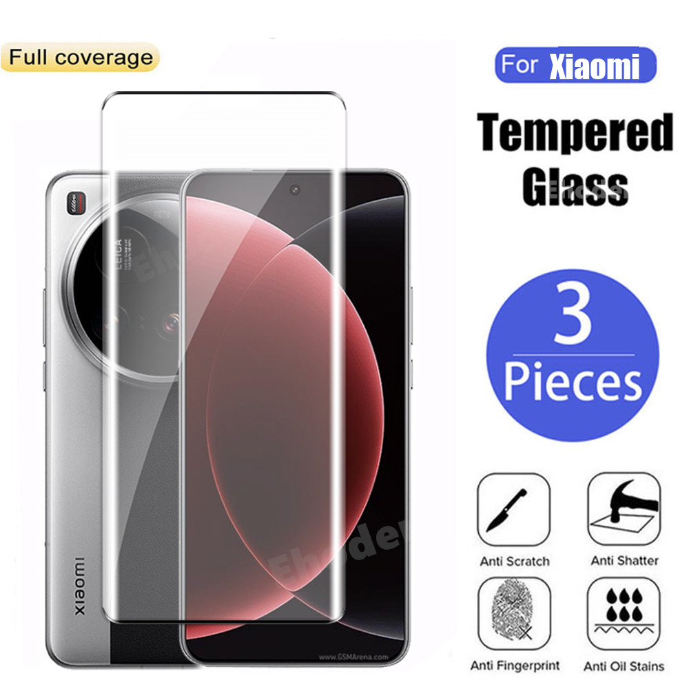 คลุมทั้งหมดโค้งกระจกนิรภัยสําหรับ Xiaomi 15 Ultra 14 5G 2025 ป้องกันหน้าจอสําหรับ Mi15 Mi 15Ultra Mi