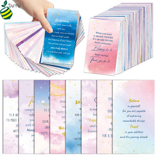60ชิ้นสร้างแรงบันดาลใจสร้างแรงบันดาลใจการ์ดส่งเสริมและความมั…