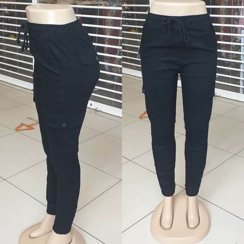 SELUAR PEREMPUAN SLIMFIT CARGO PANTS/LADIES CARGO SLIMFIT PANTS(H&M)