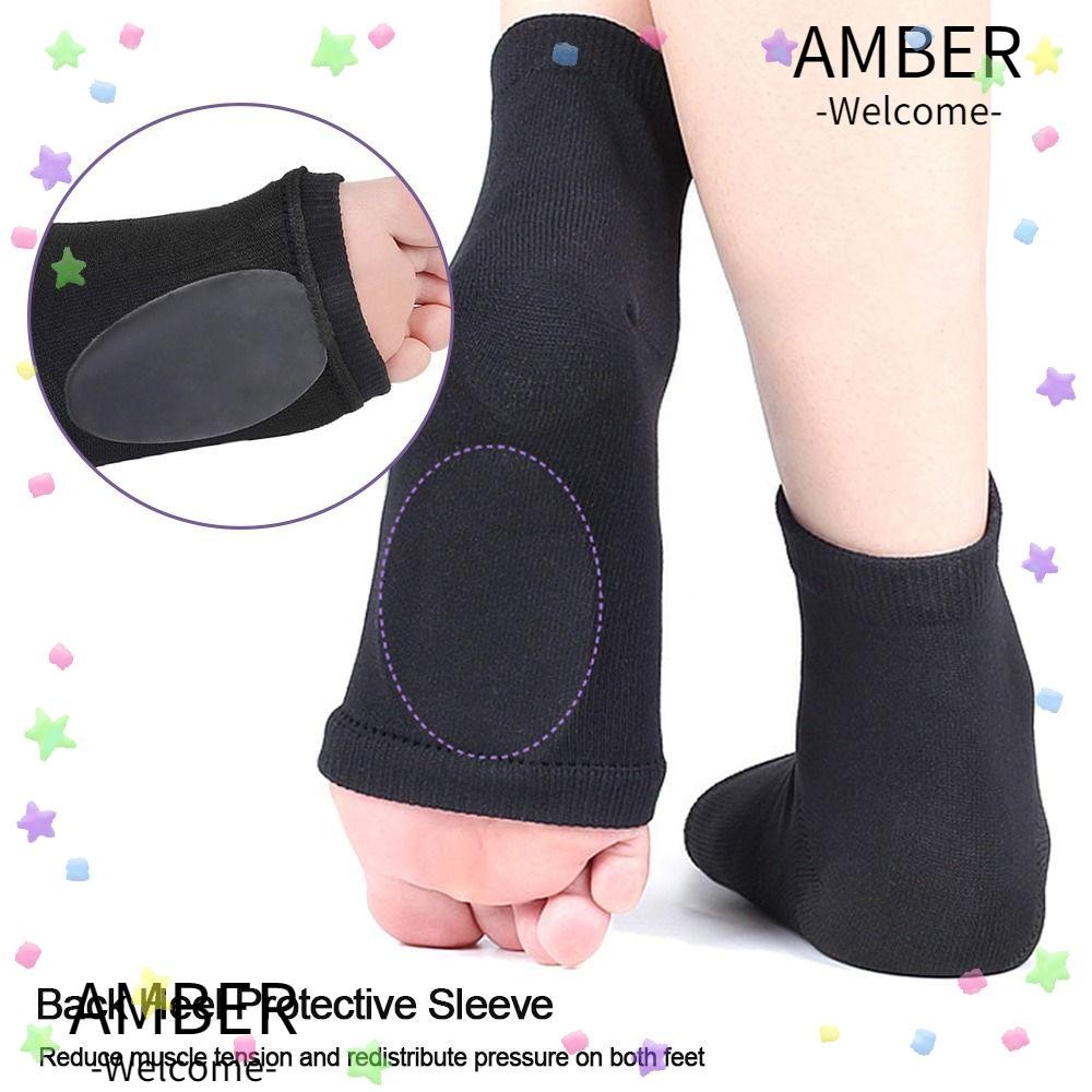Amber Heel Pad Cushioned Foot Relief Pain Arch Support Sleeve Heel Protectors