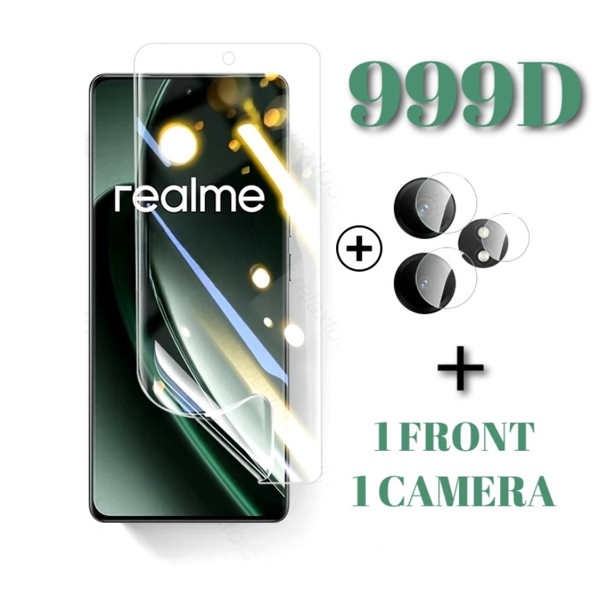 สําหรับRealme Q5X Q5i Q5 Q3S Q3t Q3 Q3i Q2i Q2 Q X7 Pro Carnival Max 5G Anti-Fingerprintsฟิล์มไฮโดรเ