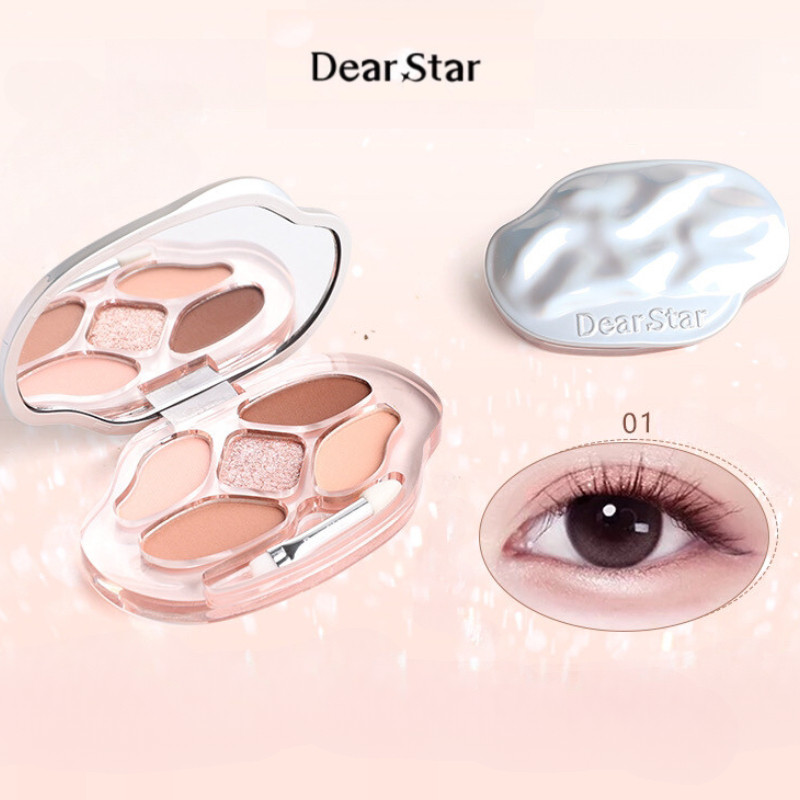 DEAR STAR อายแชโดว์พาเล็ตห้าสีวางบั๊ก อายแชโดว์ แมทและชิมเมอร์