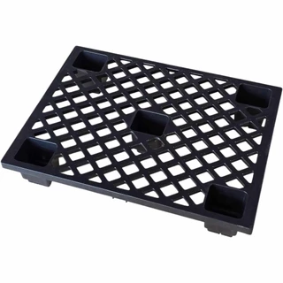 (1x3) พาเลทพลาสติก รับน้ำหนักได้ถึง 100 KG ขนาด 60*80*14 cm พาเลท แพ็ค3ชิ้น