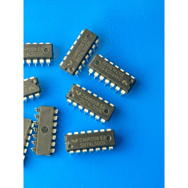 ใหม่ SN74LS00N 74LS00 QUADRUPLE 2-INPUT POSITIVE-NAND GATES