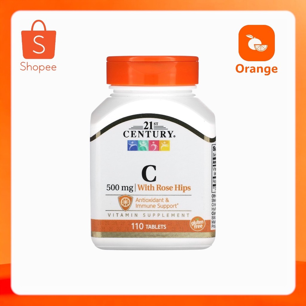 21st Century, Vitamin C with Rose Hips, 500 mg