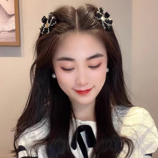 โบว์ขนาดเล็กสำหรับผมทรงเจ้าหญิง กิ๊บยึดแน่นหนีบนุ่มนวล