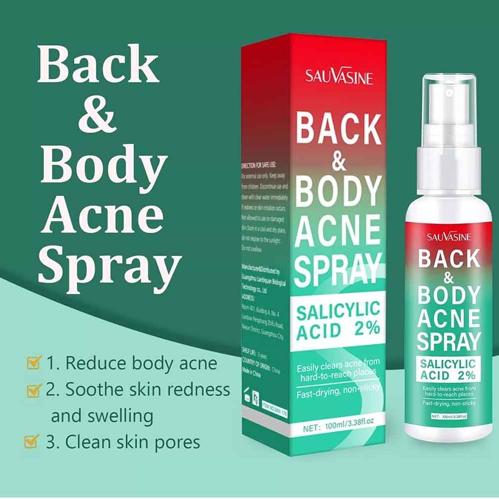 Back Acne Spray body acne spray Acne Treatment Spray