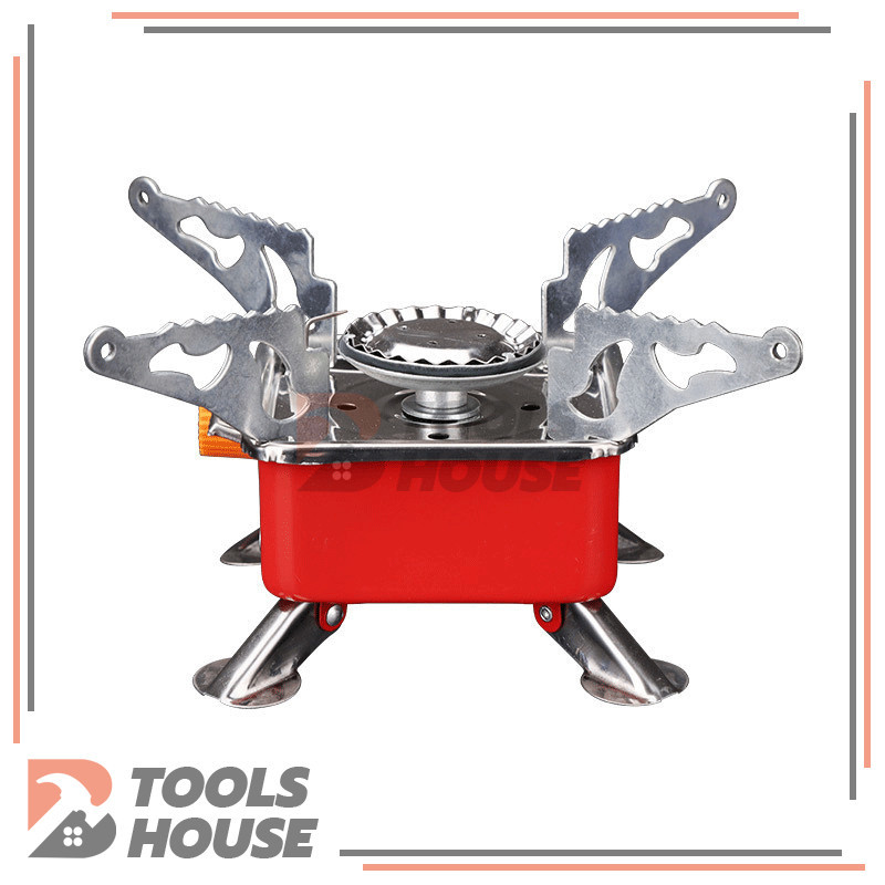 เตาแก๊สกระป๋อง เตาเเก๊สมินิ Portable Gas Stover สําหรับตั้งแคมป์กลางแจ้ง ใช้งานและทำความสะอาดง่าย - รูปที่ 6