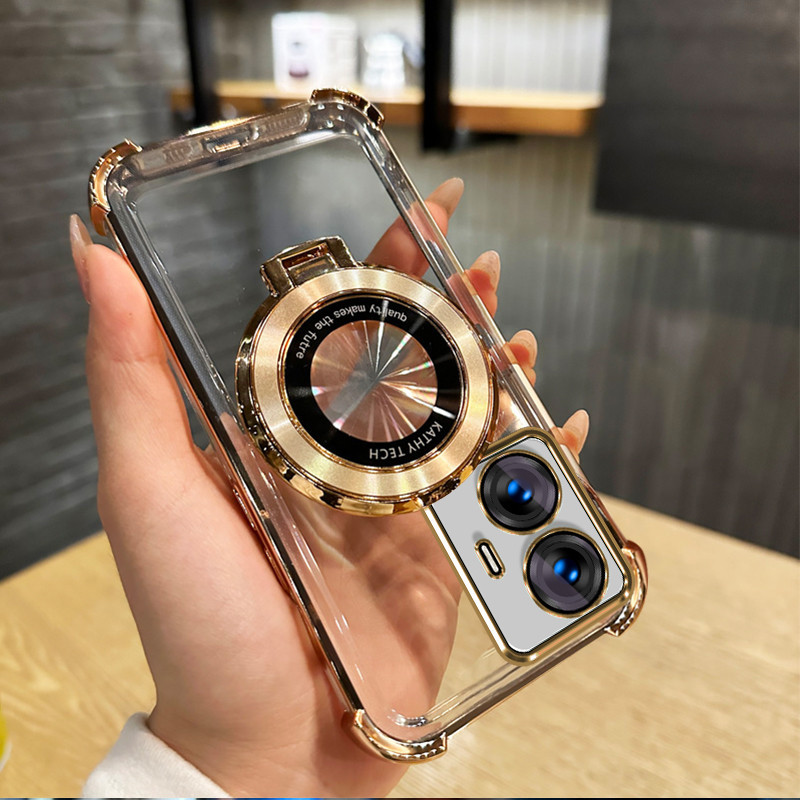 สําหรับrealme C55 NFC Realme C55 5G 2023 Softcaseซิลิโคนกันกระแทกออกแบบใหม่ความงามเชือกเส้นเล็กกระจกแต่งหน้าพร้อมที่วางSJSFDD03
