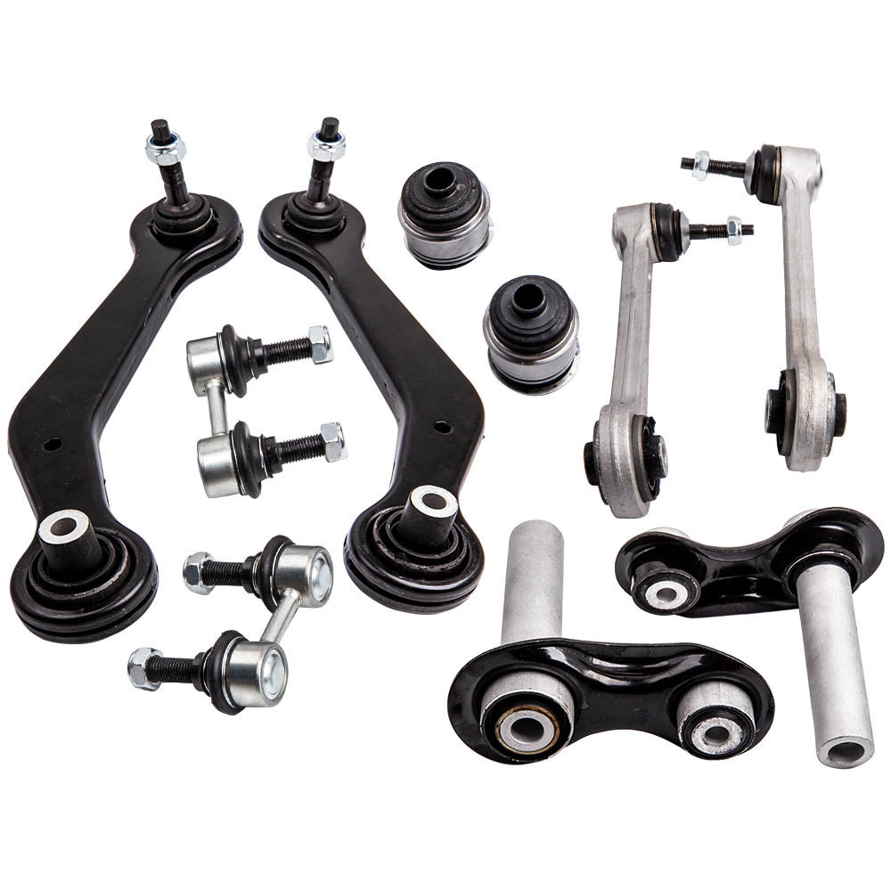 Maxpeedingrods สีดํา 10 ชิ้นด้านหลังควบคุมแขน Suspension Kit สําหรับ BMW X5 2.5i/3.0i/4.4i/4.6is/4.8
