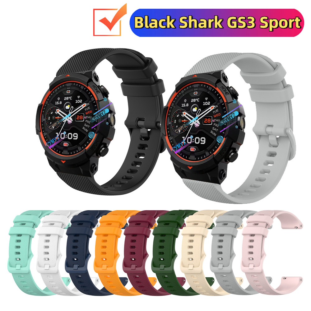 Black Shark GS3 Sport strap สายซิลิโคน Black Shark GS3 Sport Smart watch strap สายนาฬิกา สายรัดข้อมื