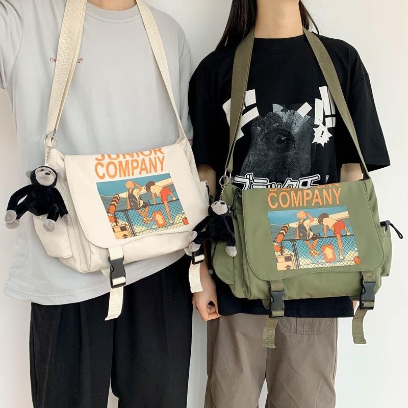 New Mens Nylon Bag Minimalist Casual Crossbody Bag