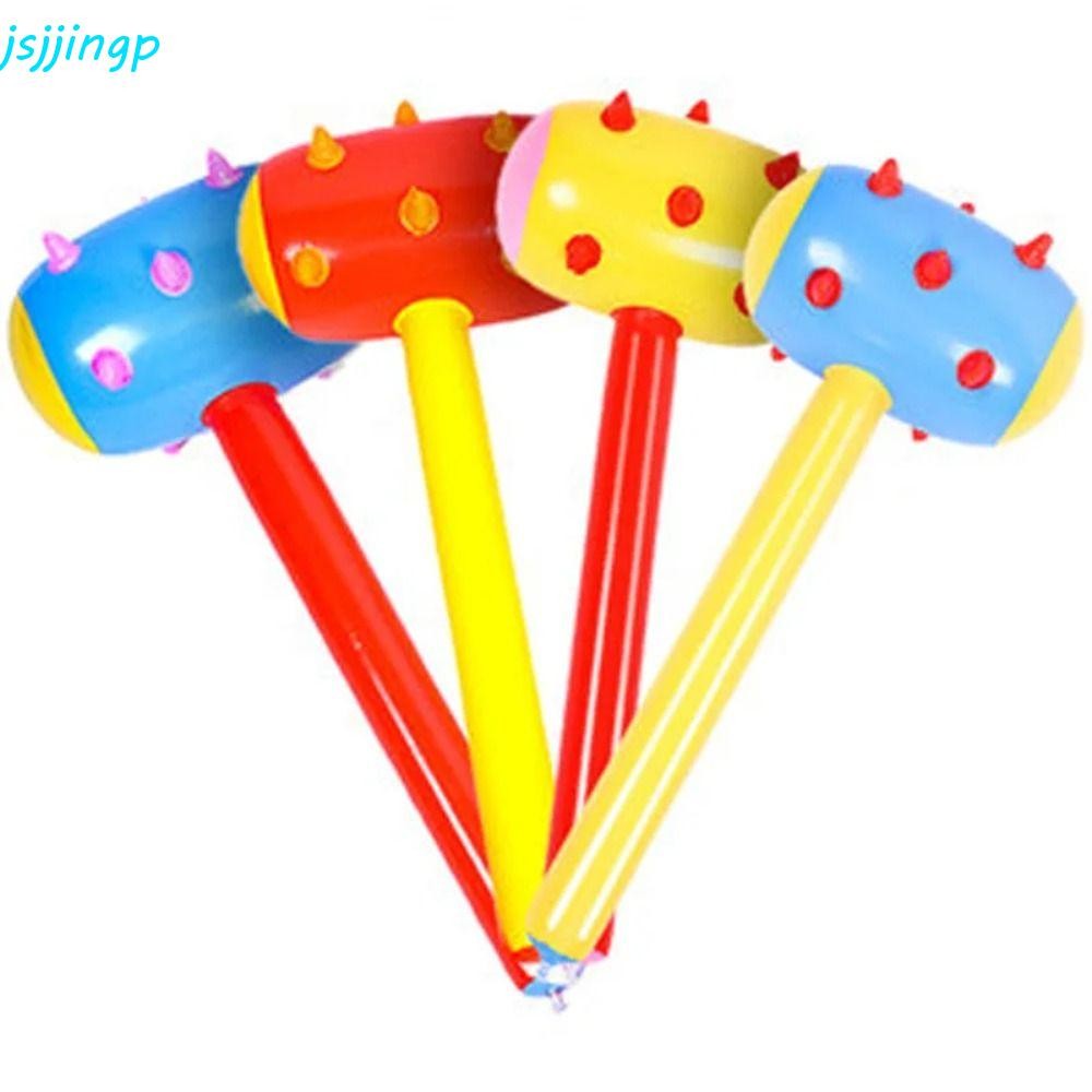 Jsjjingpค้อนของเล่นเป่าลม,ของเล่นคลาสสิกบอลลูนพอง,ตกแต่งบ้านเกมแบบโต้ตอบวัสดุพีวีซีของเล่นเป่าลมลูกบอลเป่าลมกิจกรรมโรง