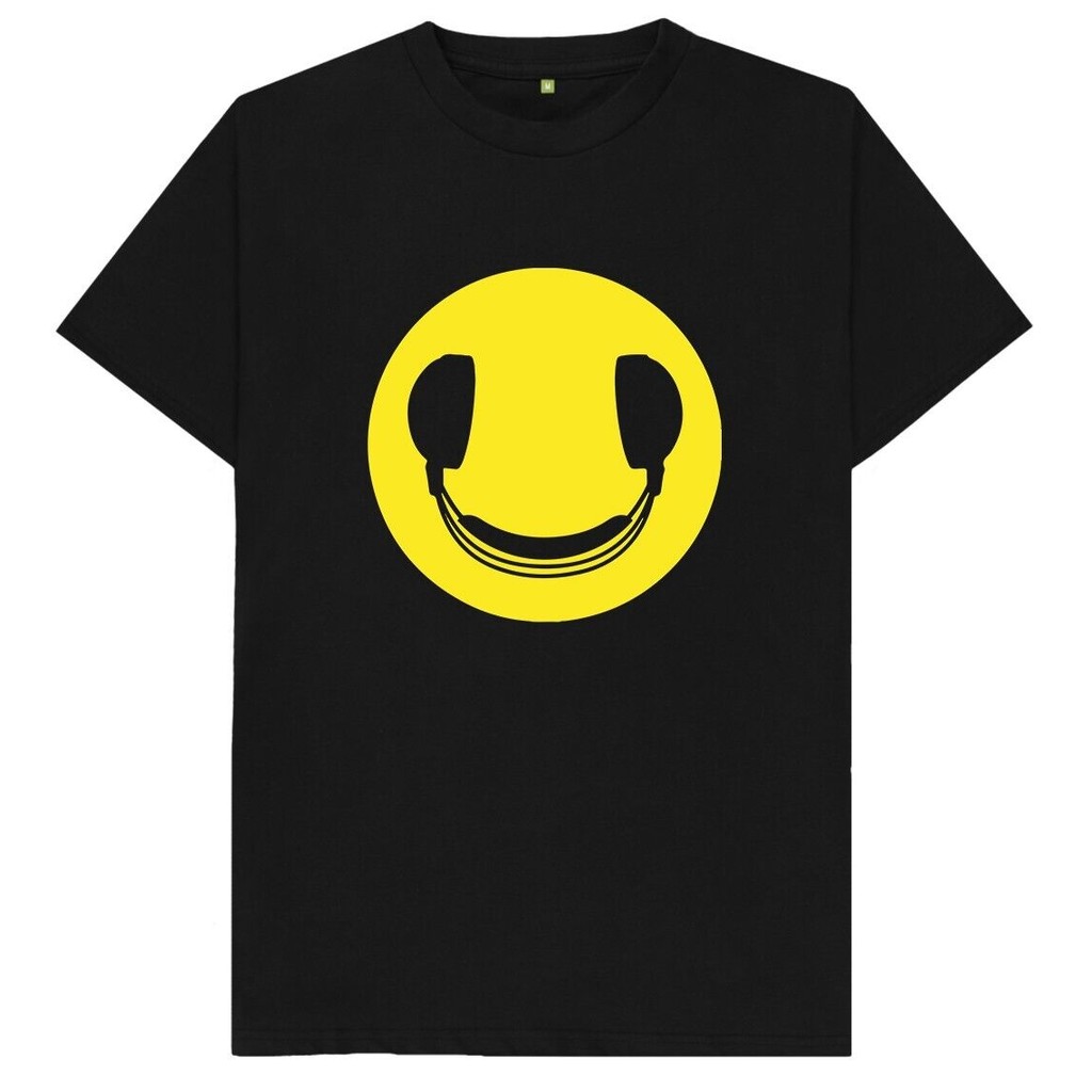 Dj Headphones เสื้อยืดเพลง Jockey Yellow Disc