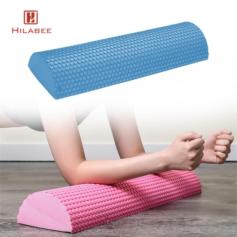 Hilabee Half Round EVA Foam Roller Half Roller Foam Yoga Blocks Balance Heavy Duty Anti Slip Half Round Foam Roller สําหรับยิม ราคา ถูกที่สุด ดีลบีเคเค แกลเลอรีภาพที่ 5