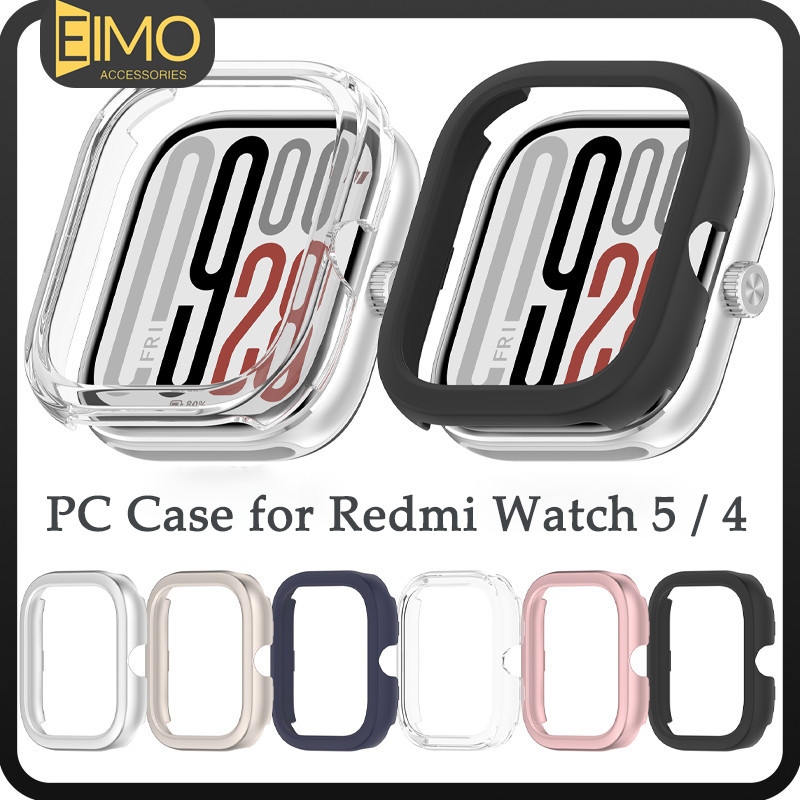 กล่องป้องกันพีซีแบบแข็งกลวงสำหรับ for Smartwatch Redmi Watch 5 อุปกรณ์ป้องกันหน้าจอกันชน for Redmi Watch 4
