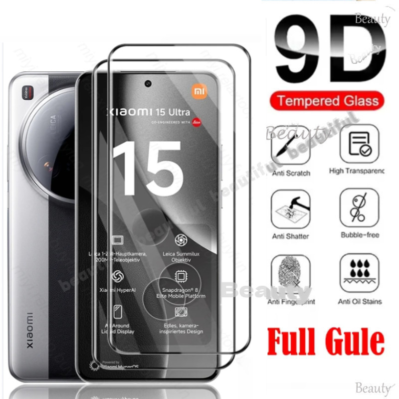 Xiaomi15ultra 3Dโค้งกระจกนิรภัยสําหรับXiaomi 15 Ultra Pro 14 15Pro 14Ultra MI15Ultra Xiaomi15 Ultraค