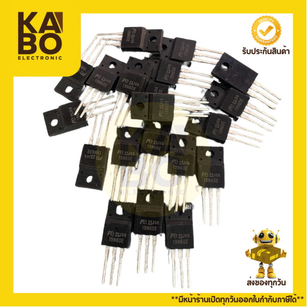 19N60E -MOSFET -19A600V-N-CH-TO-220(ราคาต่อชิ้น)มีพร้อมส่งในไทย