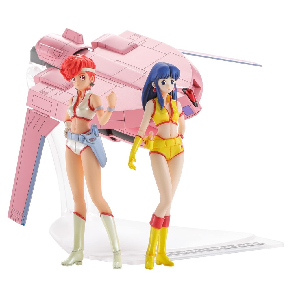 Hasegawa Creator Works Series Dirty Pair Kei & Yuri w/Lovely Angel 1/20 Scale Plastic Model CW24