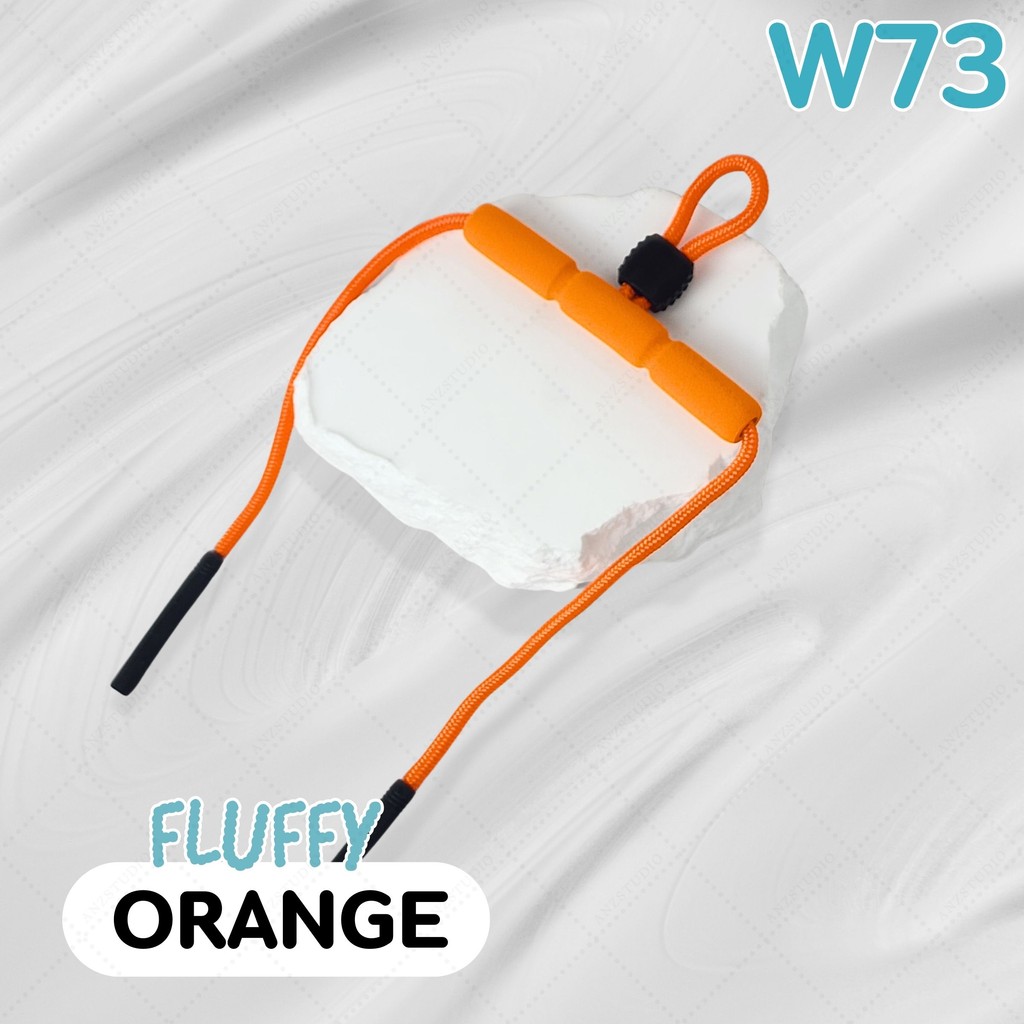 สายคล้องแว่น รุ่น Fluffy สายคล้องแว่นตา นุ่ม ใส่สบาย ไม่บาดผิว น้ำหนักเบา มี 3 สี ดำ/เหลือง/ส้ม - รูปที่ 3