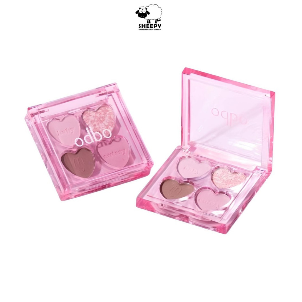 odbo พาเลท อายแชโดว์ แต่งตาให้ Cute สี Baby Cutesy palette  (OD2035)