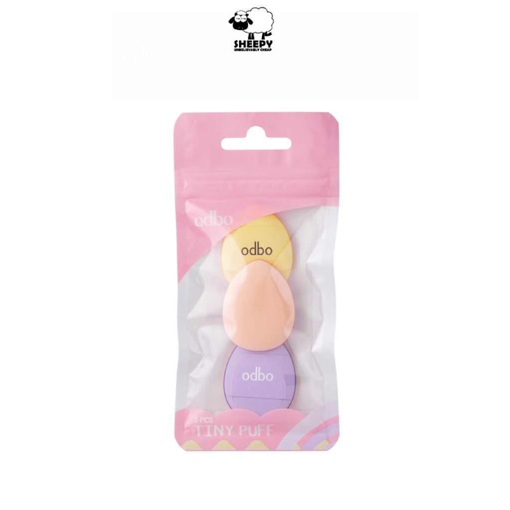 Odbo Tiny Puff โอดีบีโอ ไทนี่ พัฟ 3 ชิ้น  (OD8063)