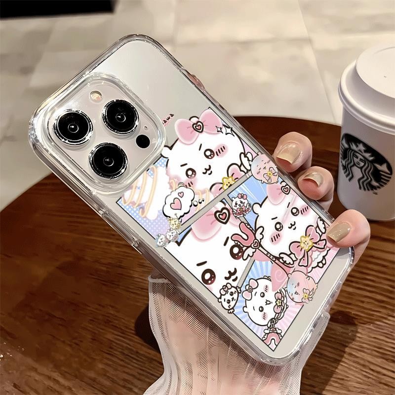 Uzachi สําหรับ iPhone 11Pro 13Pro 11 12 13 14 15 16PRO MAX ใส ins เคสโทรศัพท์ 11 12 13 14 15 16Plus 