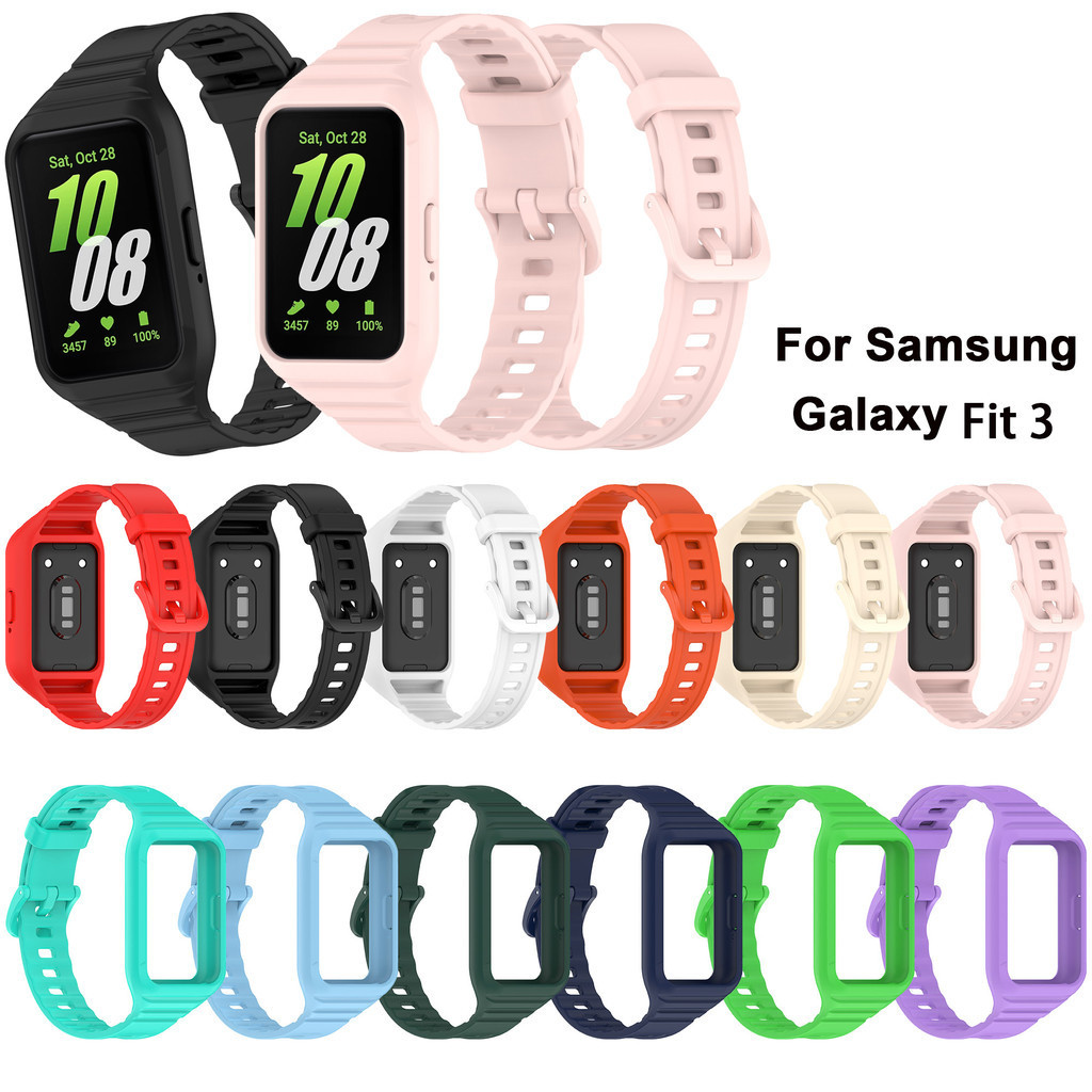 สายนาฬิกาข้อมือซิลิโคน คุณภาพสูง สําหรับ Samsung Galaxy Fit3 Fit 3 SM-R390