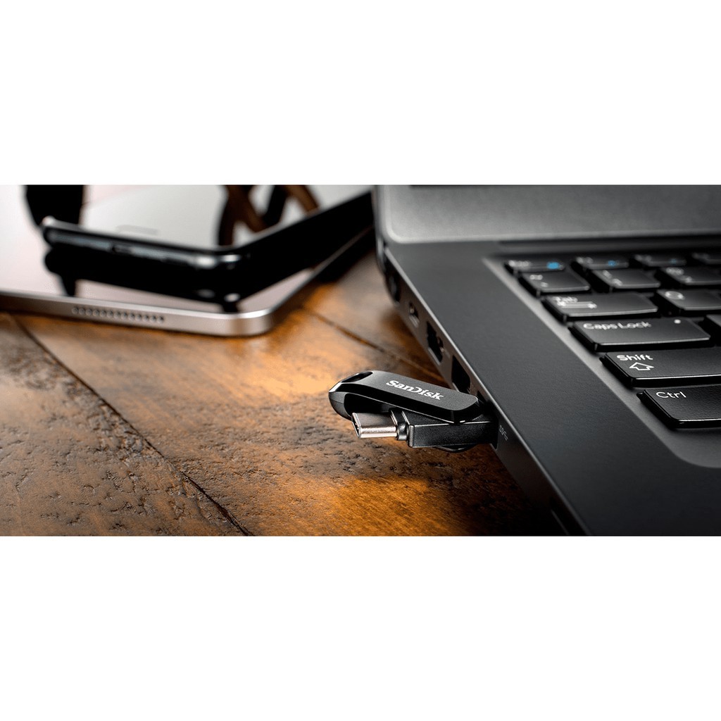 SanDisk Ultra Dual Drive Go USB Type-C 128GB 400MB/s (SDDDC3-128G-G46) Flash Drive for iPhone15 iPad