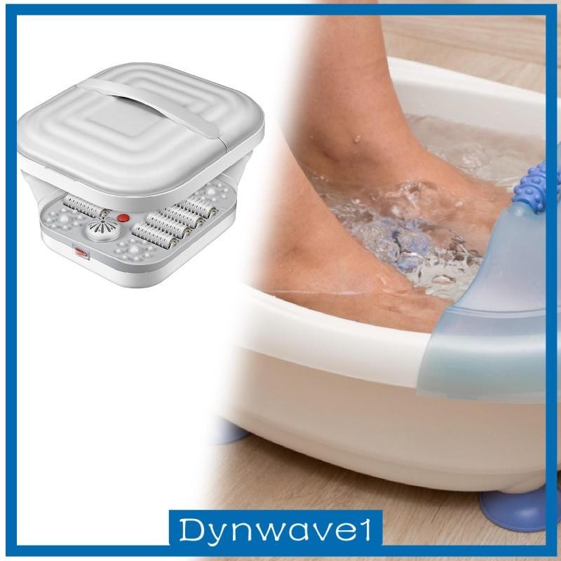 [Dynwave1] เครื่องนวดเท้า สปาเท้า ทําความร้อน และฟองสบู่ แบบพับได้ สําหรับสปาเท้า
